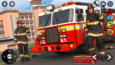 US Firefighter Truck Driving Screenshot