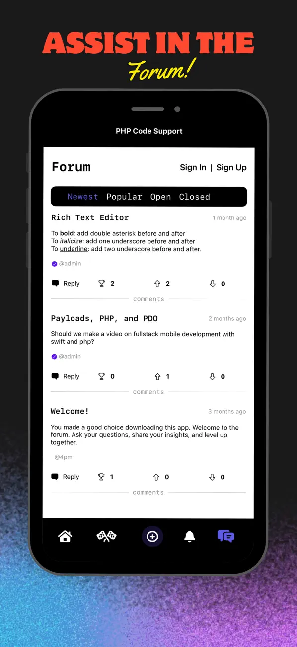 #6. PHP Code Support (iOS) De: Erica Perkins