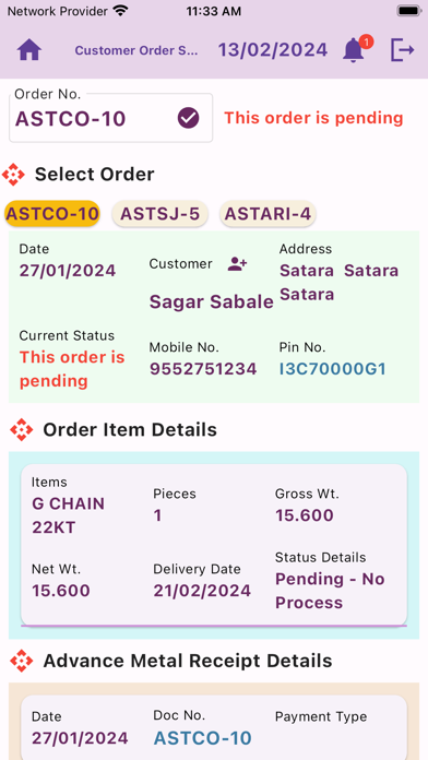 Acme Jewel Pos Screenshot