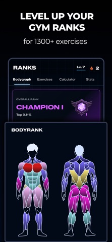 LiftXP: Ranked Gym Tracker screenshot
