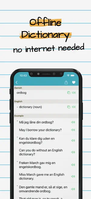 Danish English Dictionary Pro screenshot 4