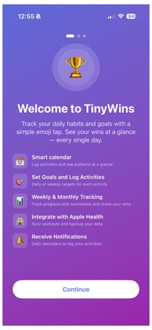 TinyWins! iPhone screenshot