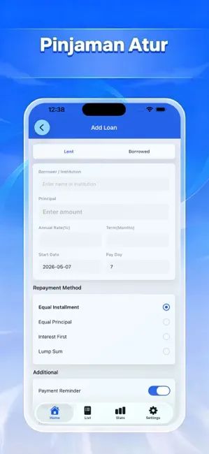 Pinjaman Atur-Loan Calculator iPhone screenshot 3