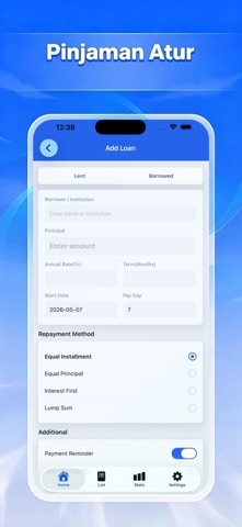 Pinjaman Atur-Loan Calculator iPhone screenshot 3
