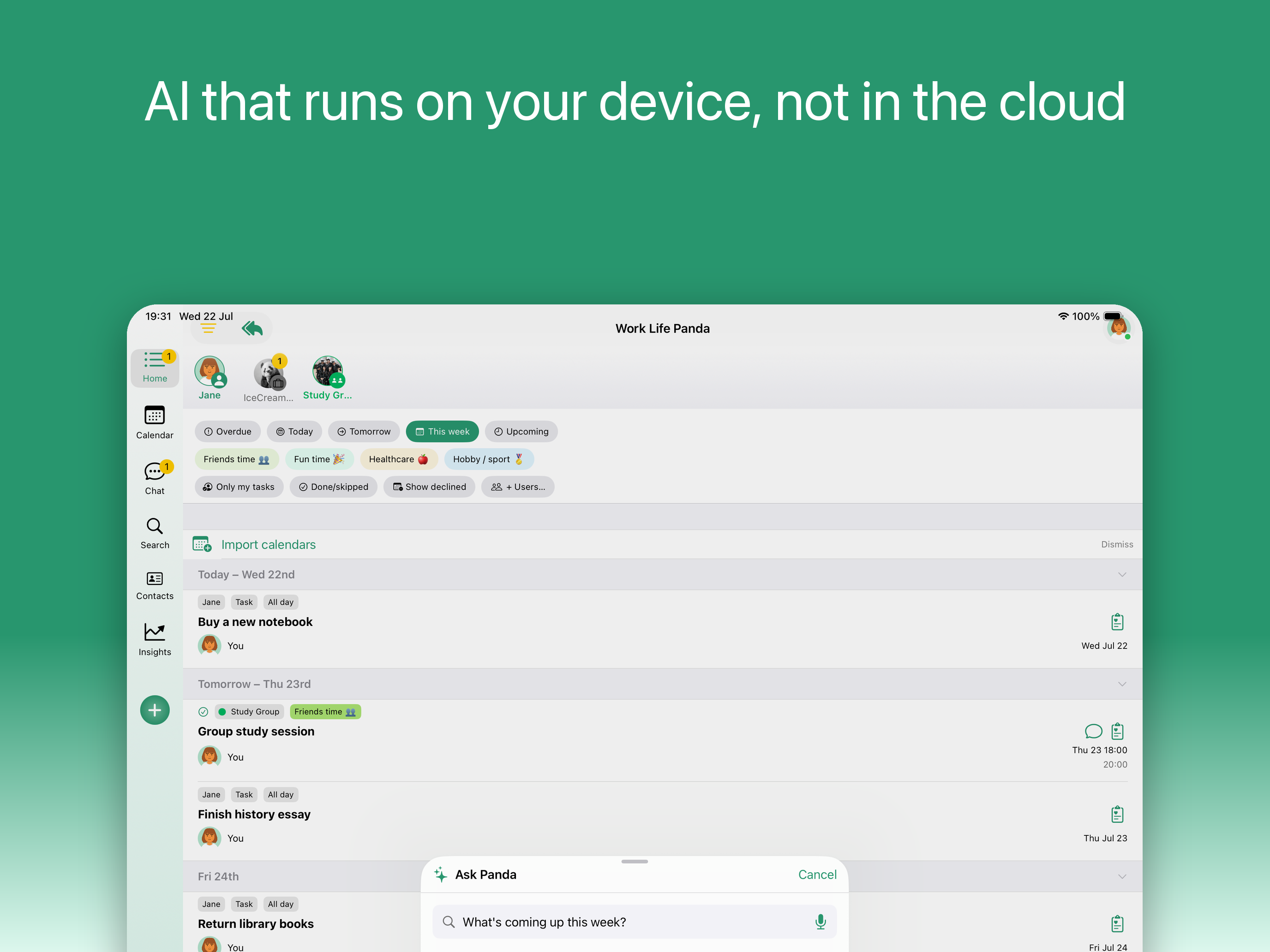 Work Life Panda: Plan & Chat screenshot 12