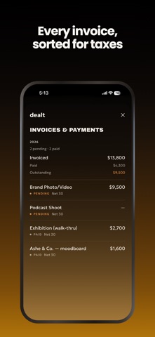 Dealt: Deadlines & Payments screenshot 4