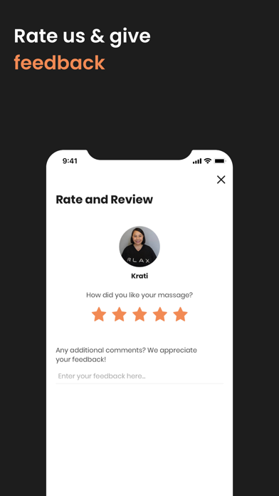 Home Massage & Wellness - RLAX Screenshot