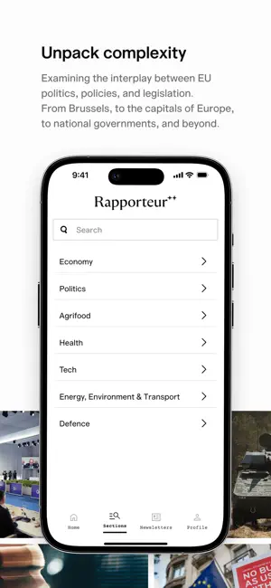 Rapporteur app screenshot 3