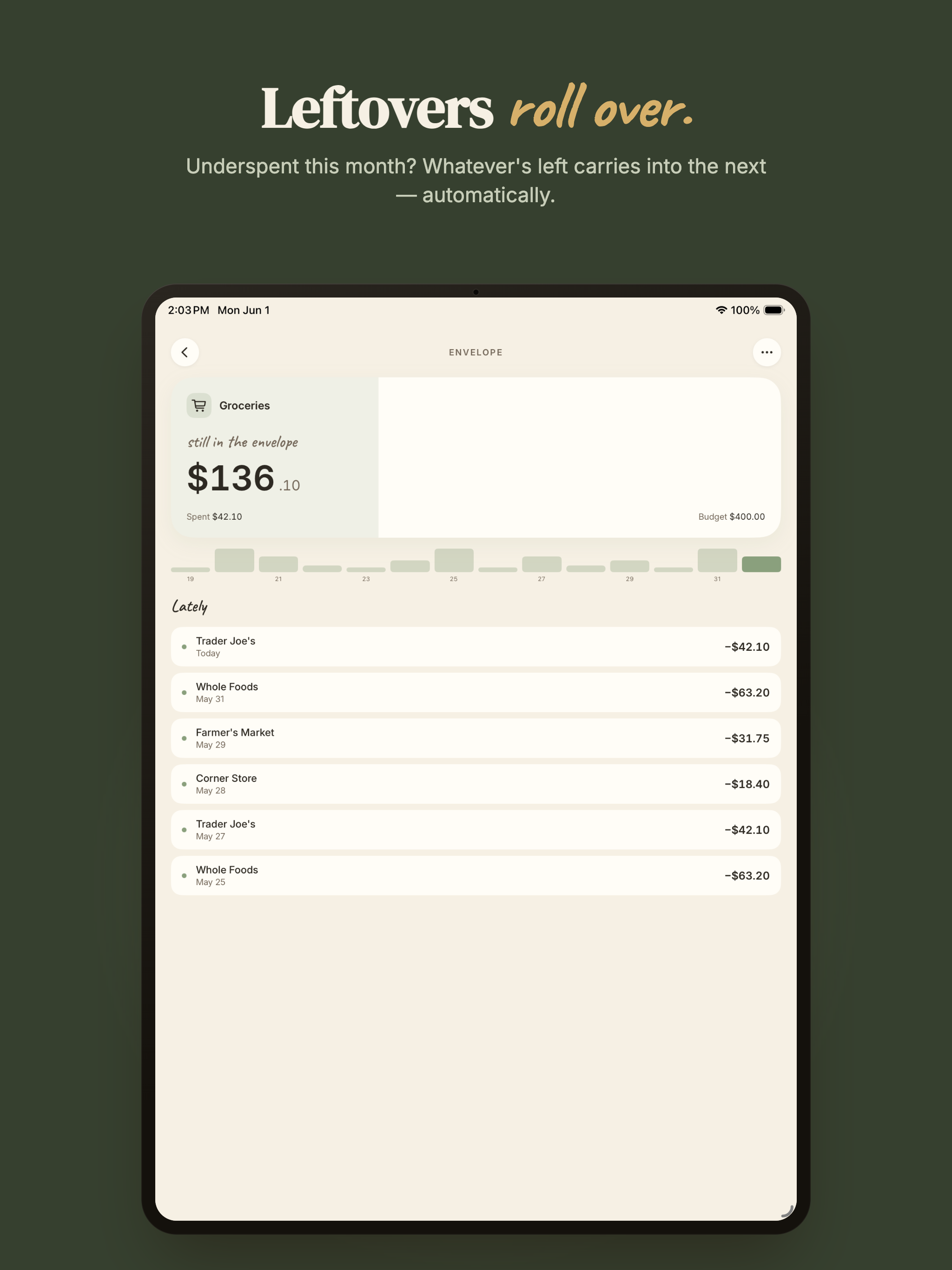 Envelope Budget App - Tuck