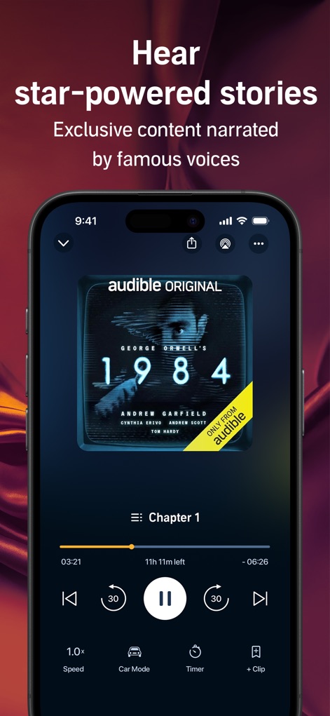 Audible: Audiobooks & Podcasts - Immersive Playback