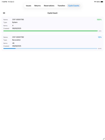 RS SYNC iPad screenshot