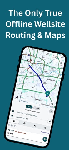 Oilfield Route: Offline GPS screenshot