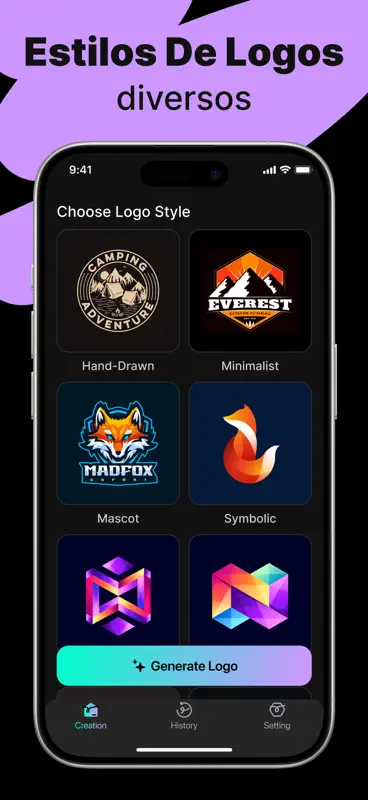 Logo Maker - Diseño IA screenshot 3 of 6