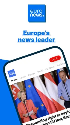 Euronews: World news & live TV screenshot 1