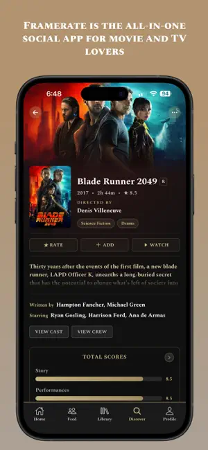 Framerate: Movie & TV Tracker screenshot 1