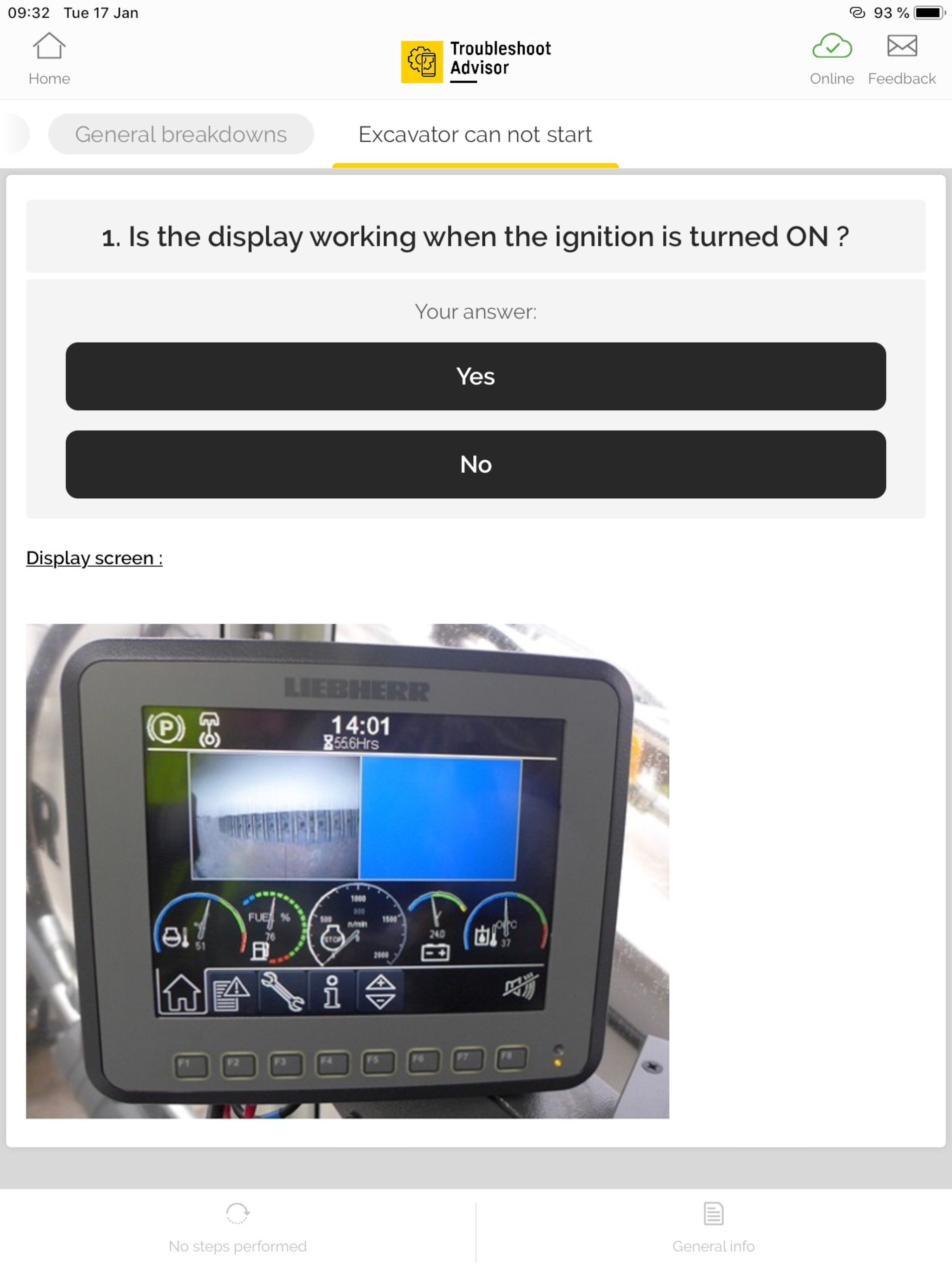 Liebherr TroubleShoot Advisor