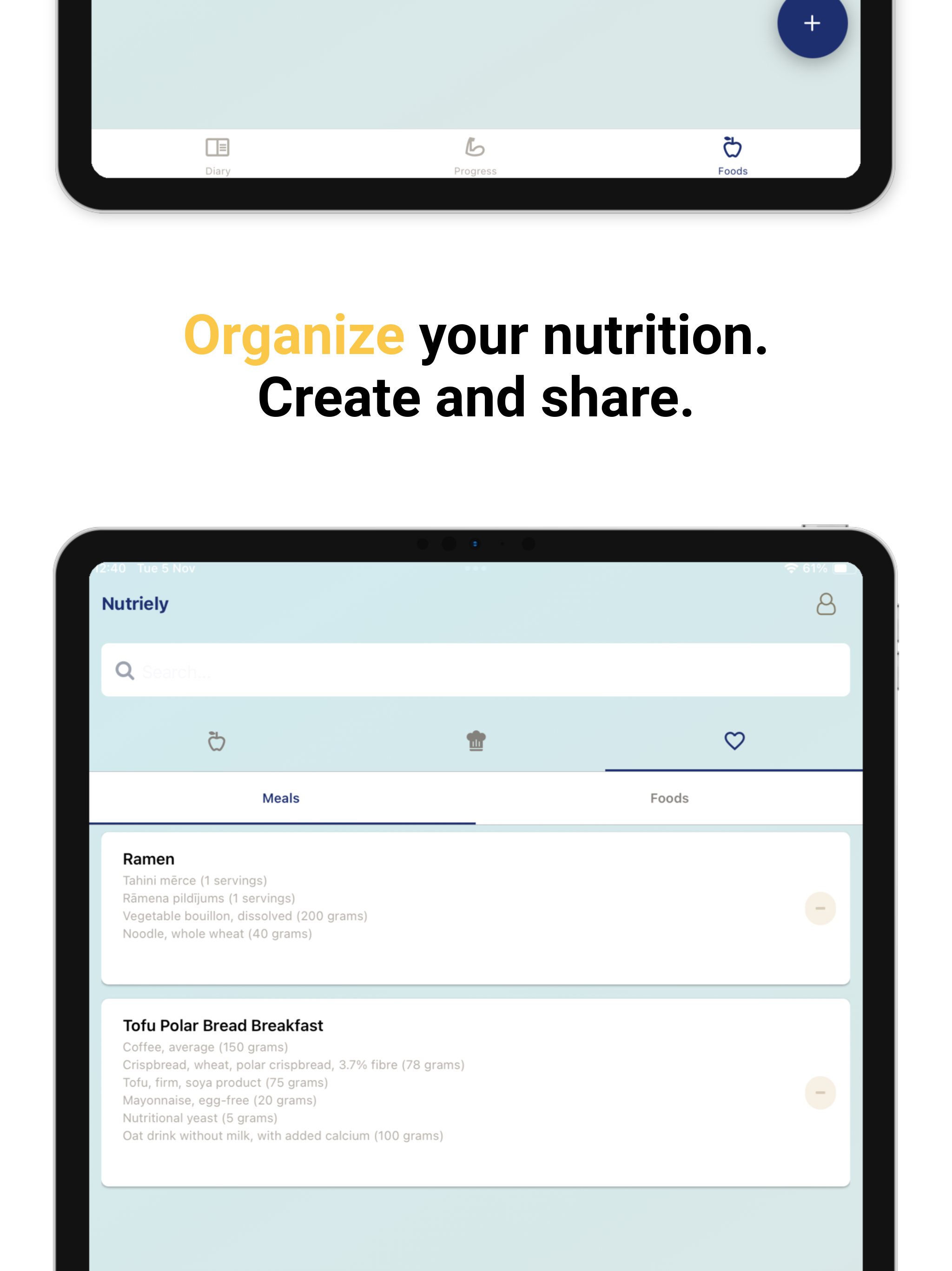 Nutriely Nutrition Tracker screenshot 12