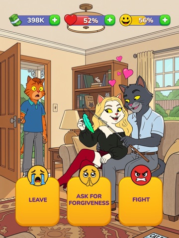 Business Cat: Life Simulator iPad screenshot