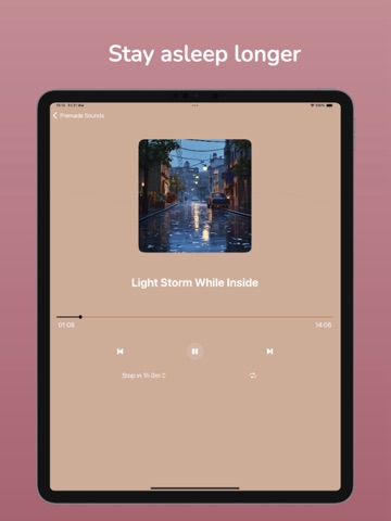 Sleeping Sounds Relax Sleep iPad screenshot