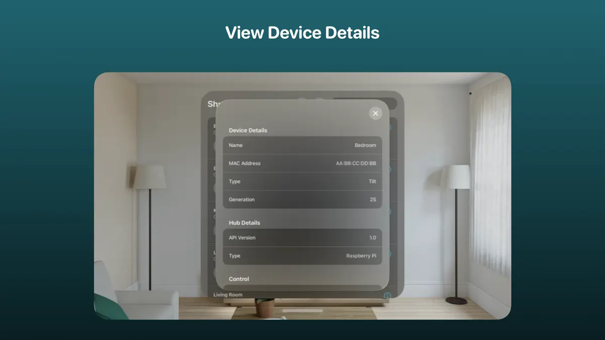 Shutters for SOMA Connect Hub screenshot 2