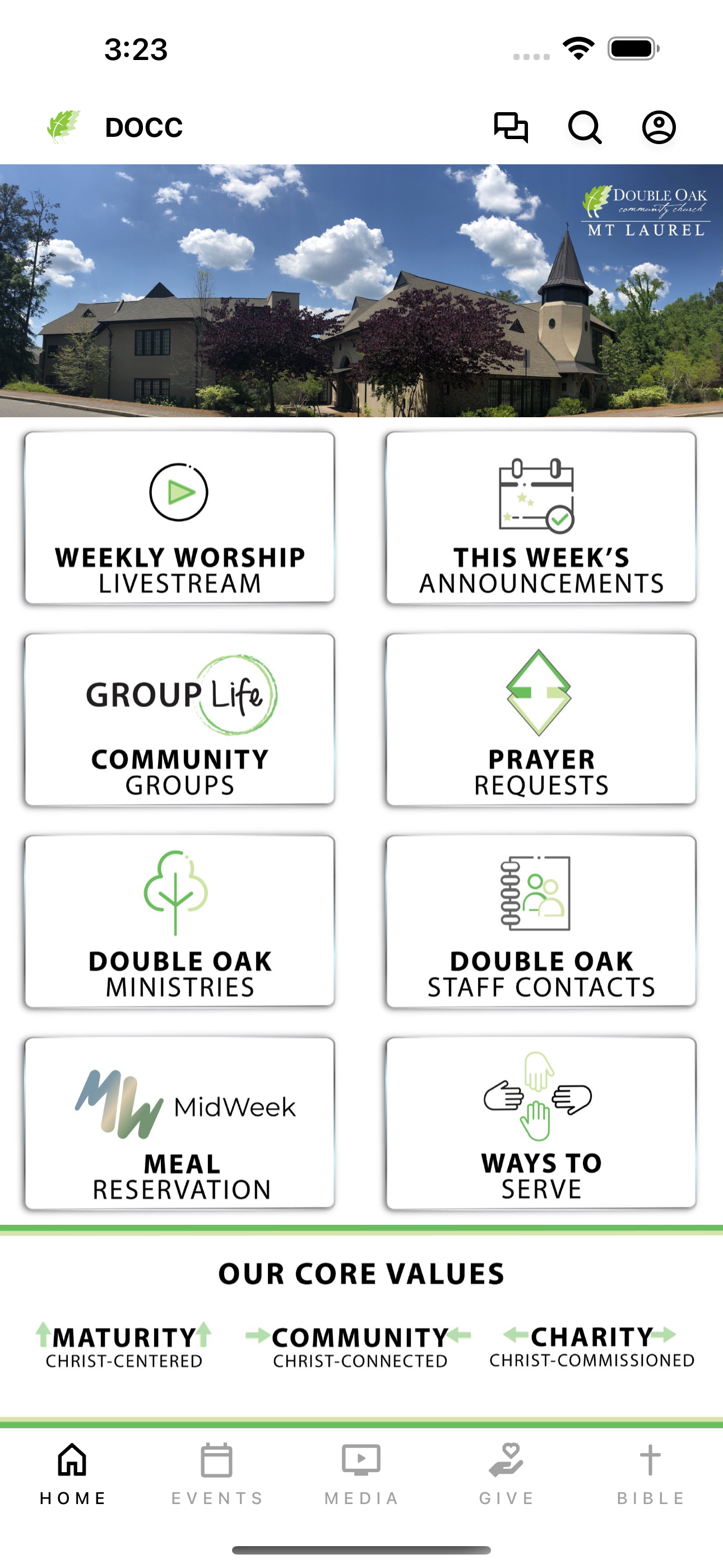 Double Oak Community Church ML
