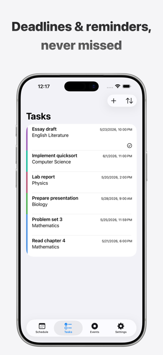 Timetable – Schedule & Tasks Screenshot 4 of 5