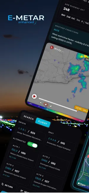 E-METAR — Enhanced METAR iPhone screenshot 2