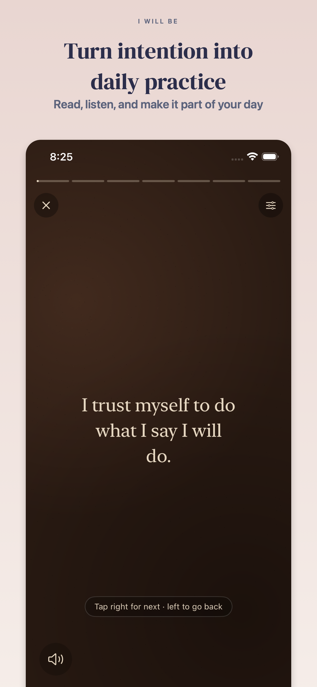 I Will Be: Affirmations screenshot 4