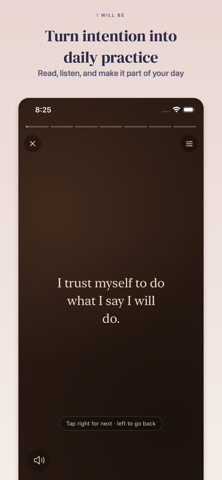 I Will Be: Affirmations Screenshot 4 of 6