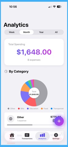 MySpend: Expense Tracker screenshot
