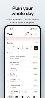 Atlas: Tasks, Notes & Journal screenshot 1