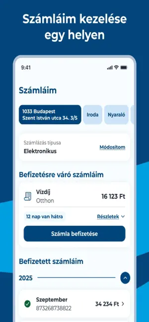 Fővárosi Vízművek screenshot 2