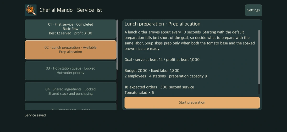 Chef al Mando screenshot 5