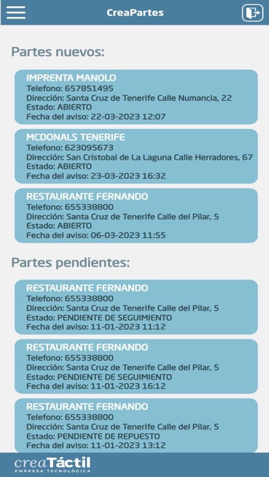CreaPartes Screenshot