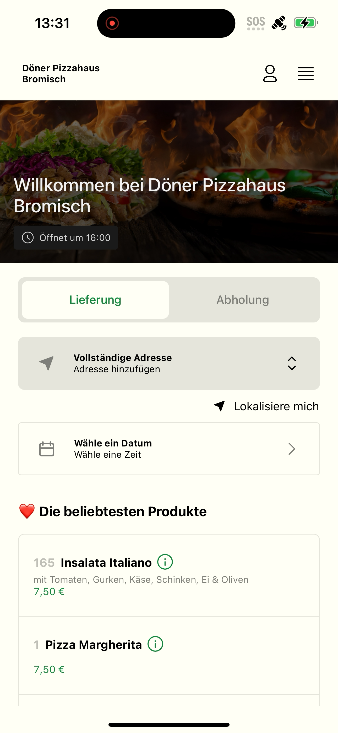Döner Pizzahaus Bromisch