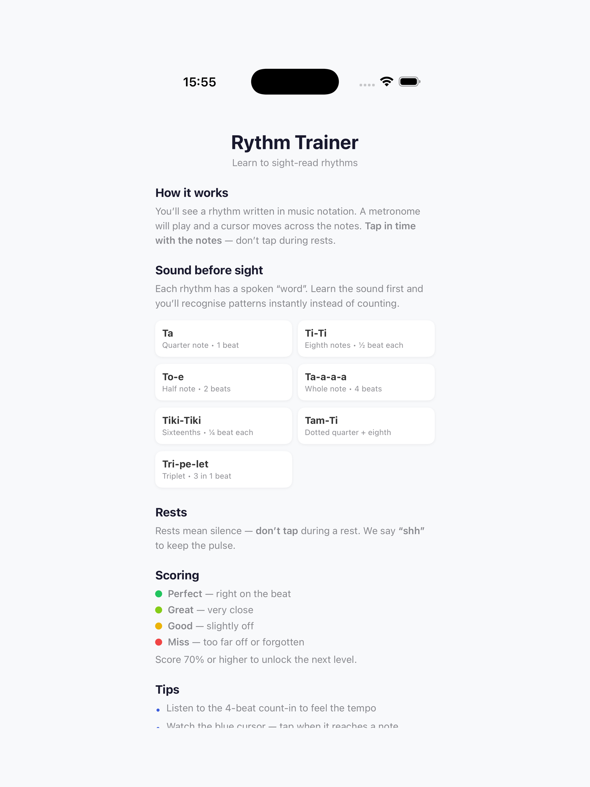 RythmTrainer
