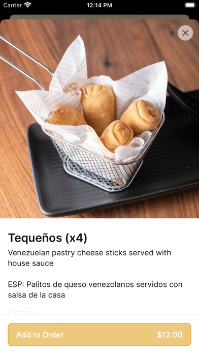 Arepas Latin Cuisine iPhone screenshot 3 - Food & Drink app