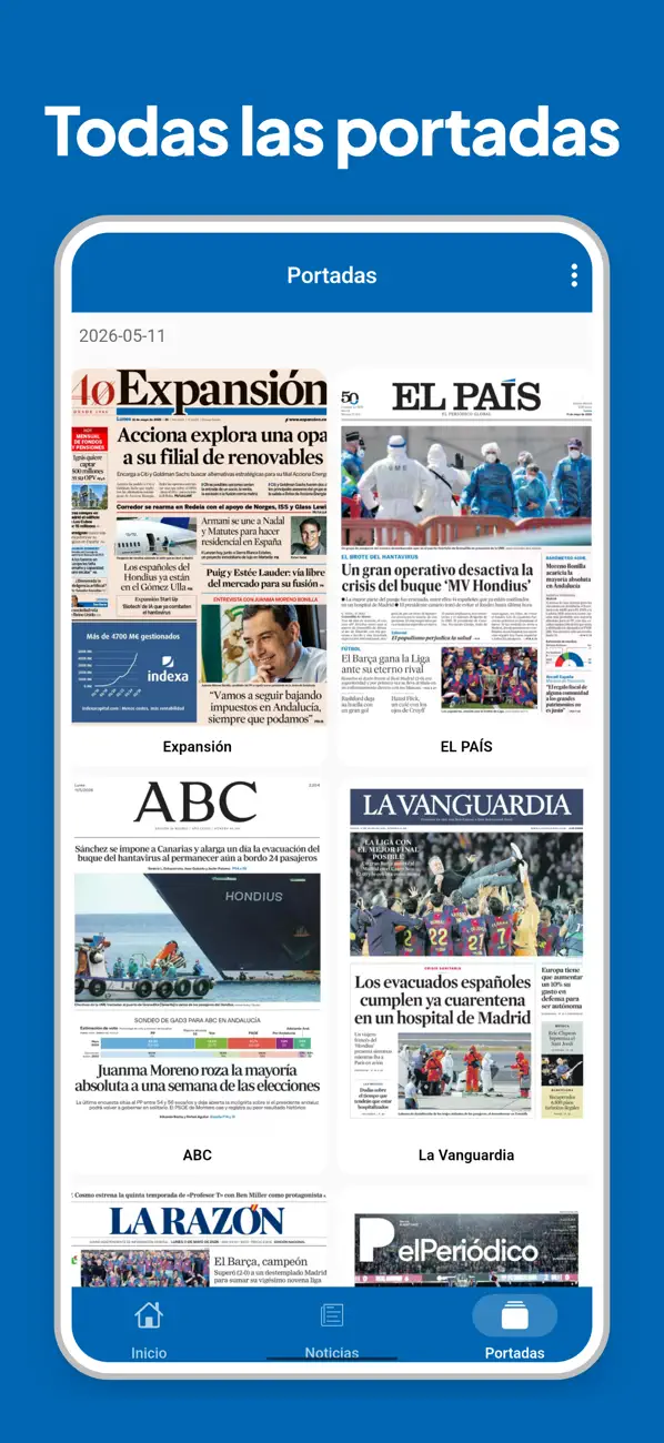 Screenshot #3 pour Noticias España - Diarios