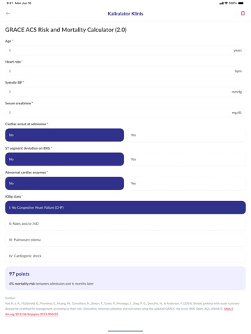PERKI Guidelines iPad screenshot