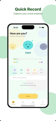 Tinge - Daily Mood Tracker screenshot