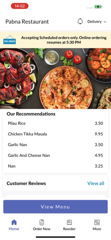 Pabna Restaurant. Screenshot 2 of 5