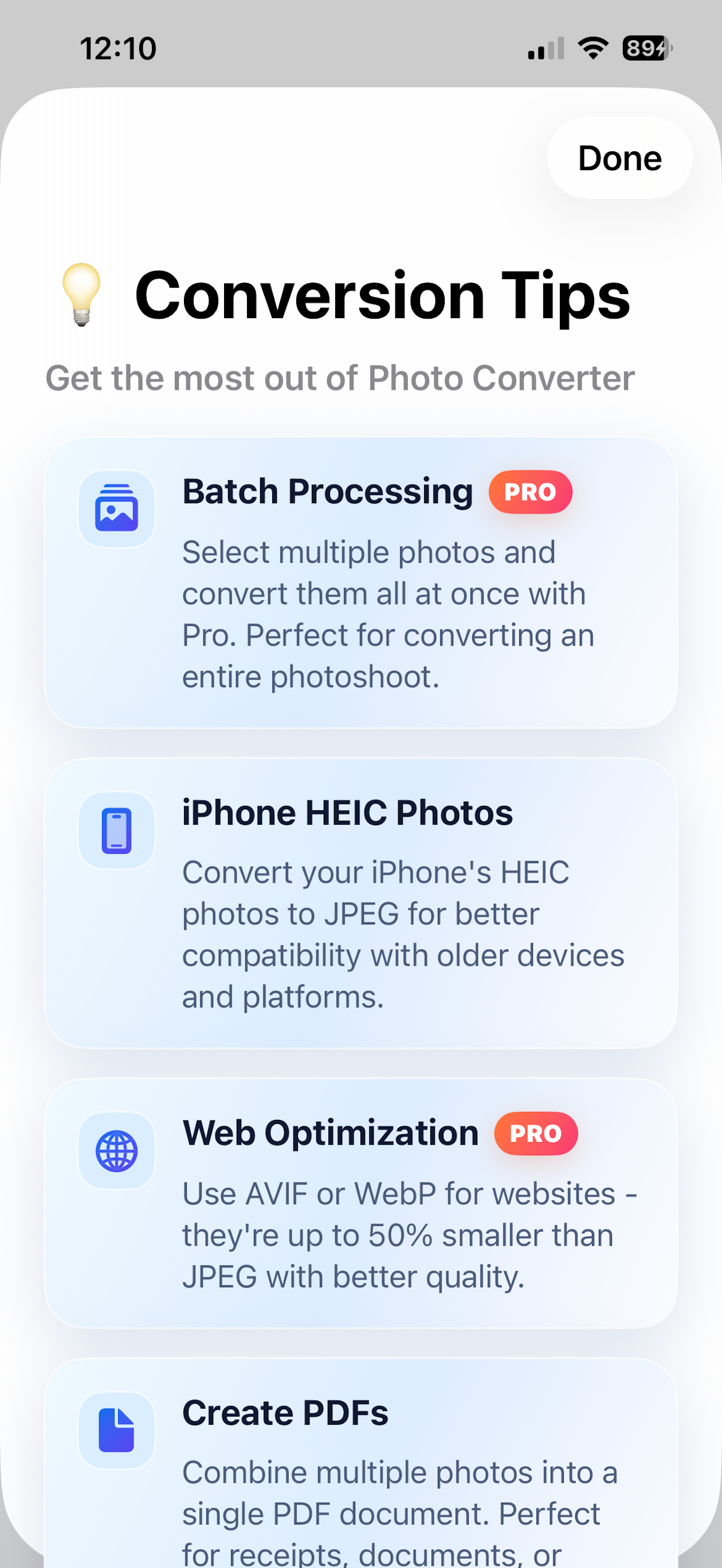 AI Photo Converter - Format