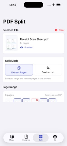 PDF Snap: Compress & Merge Screenshot 3 of 5