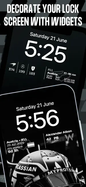 GridBox: F1 Widgets iPhone screenshot 3