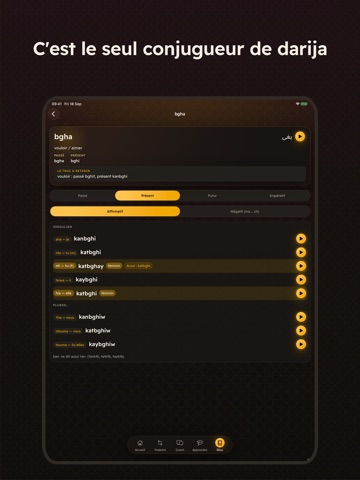 Darija Pro : Arabe marocain iPad screenshot 3