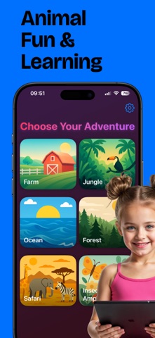 ZooEcho: Wild Sounds for Kids iPhone screenshot