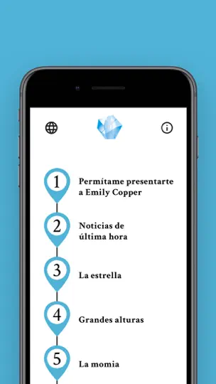 Captura de pantalla de Audio Guía Multimedia Ötzi en iPhone 3