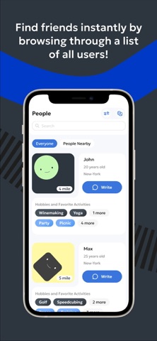 CRQL - Events and People screenshot