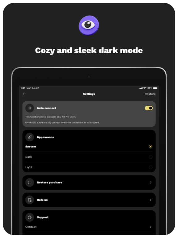 idVPN: VPN Secure Unlimited iPad screenshot 6 - Productivity app