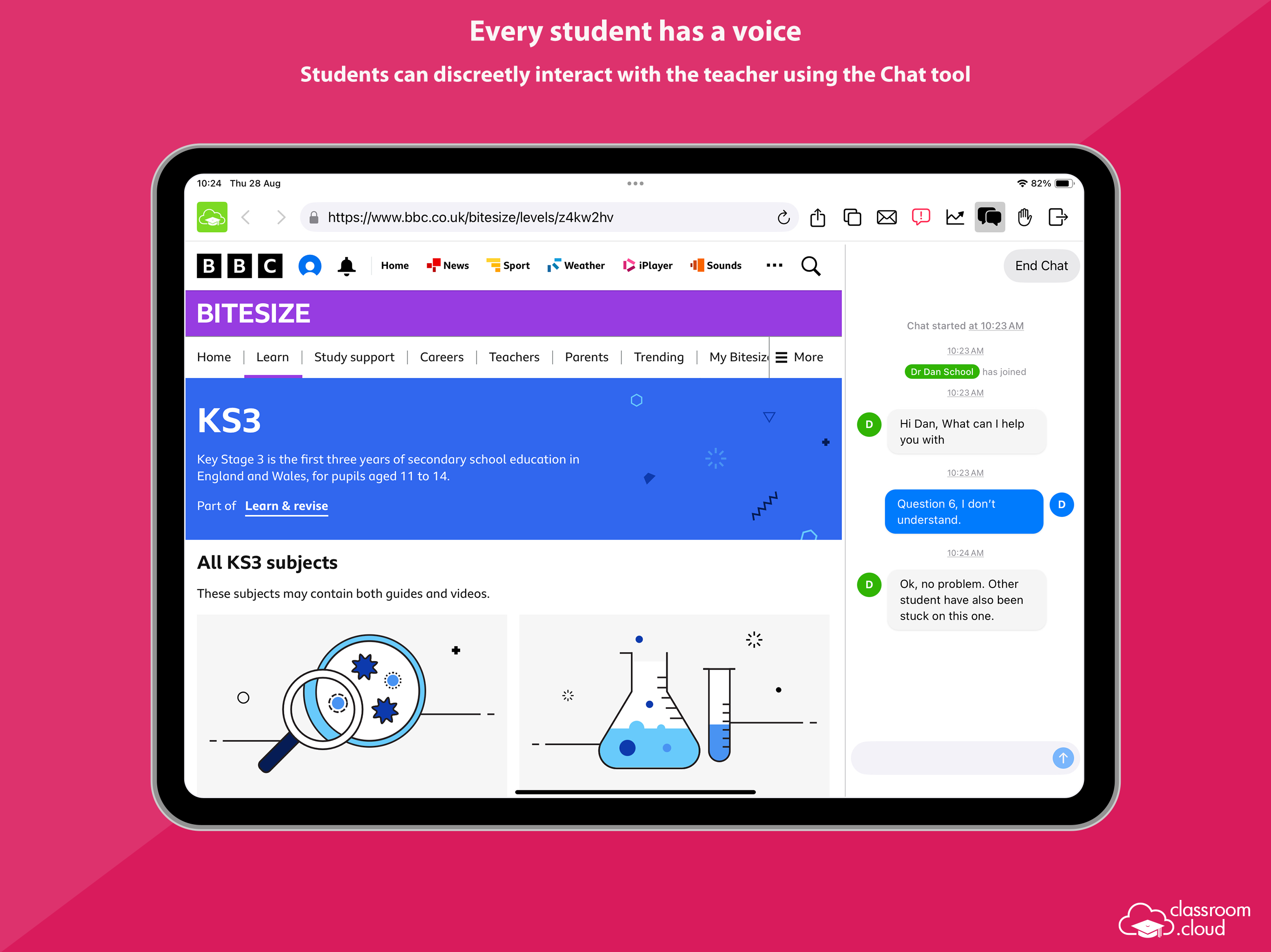 classroom.cloud Student screenshot 3